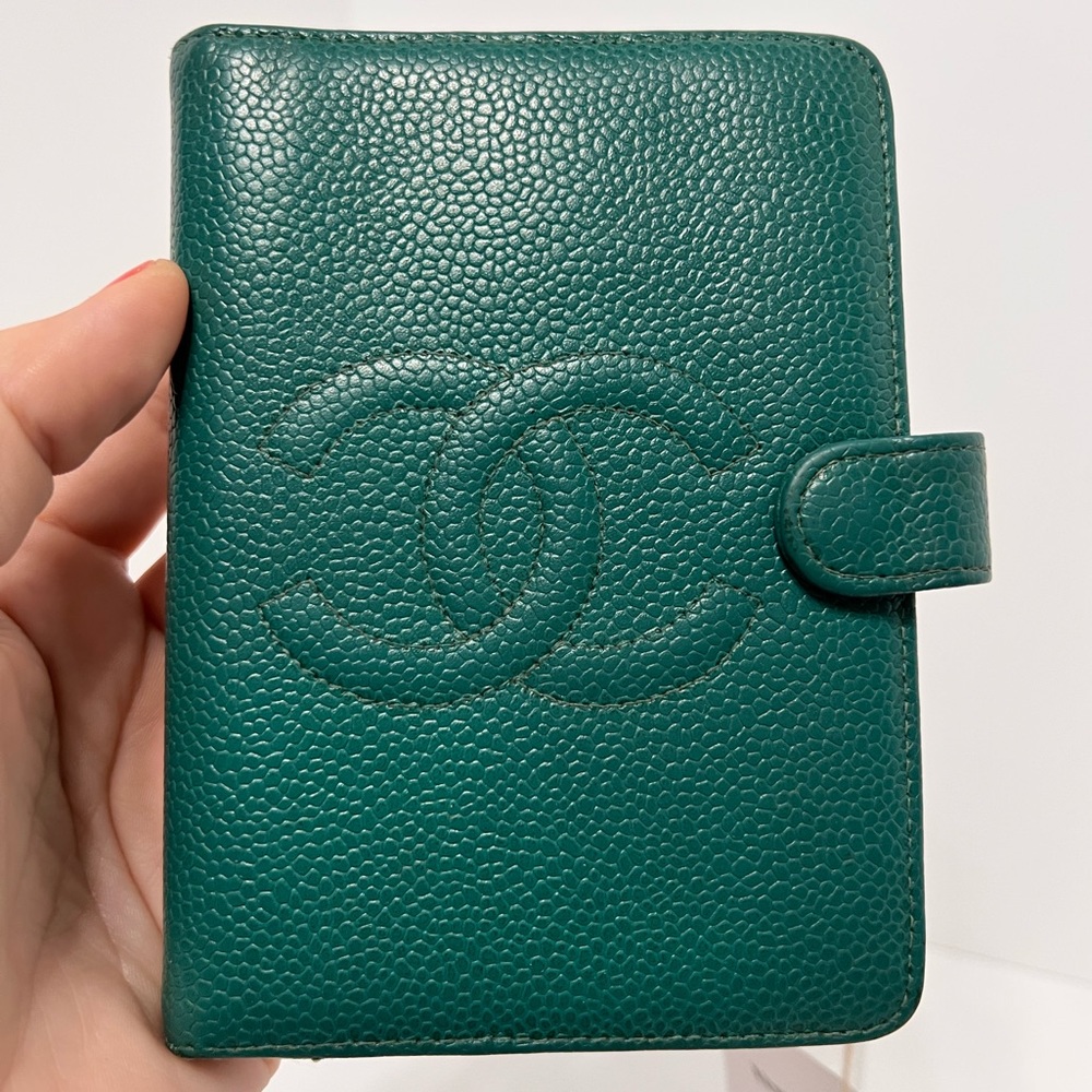Authentic Chanel Caviar Agenda